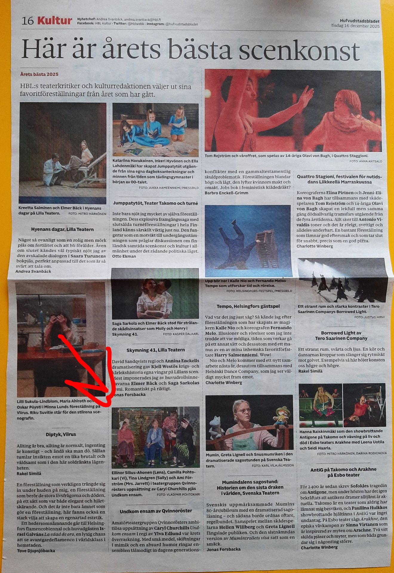 UNDKOM ENSAM en av årets bästa pjäser 2025